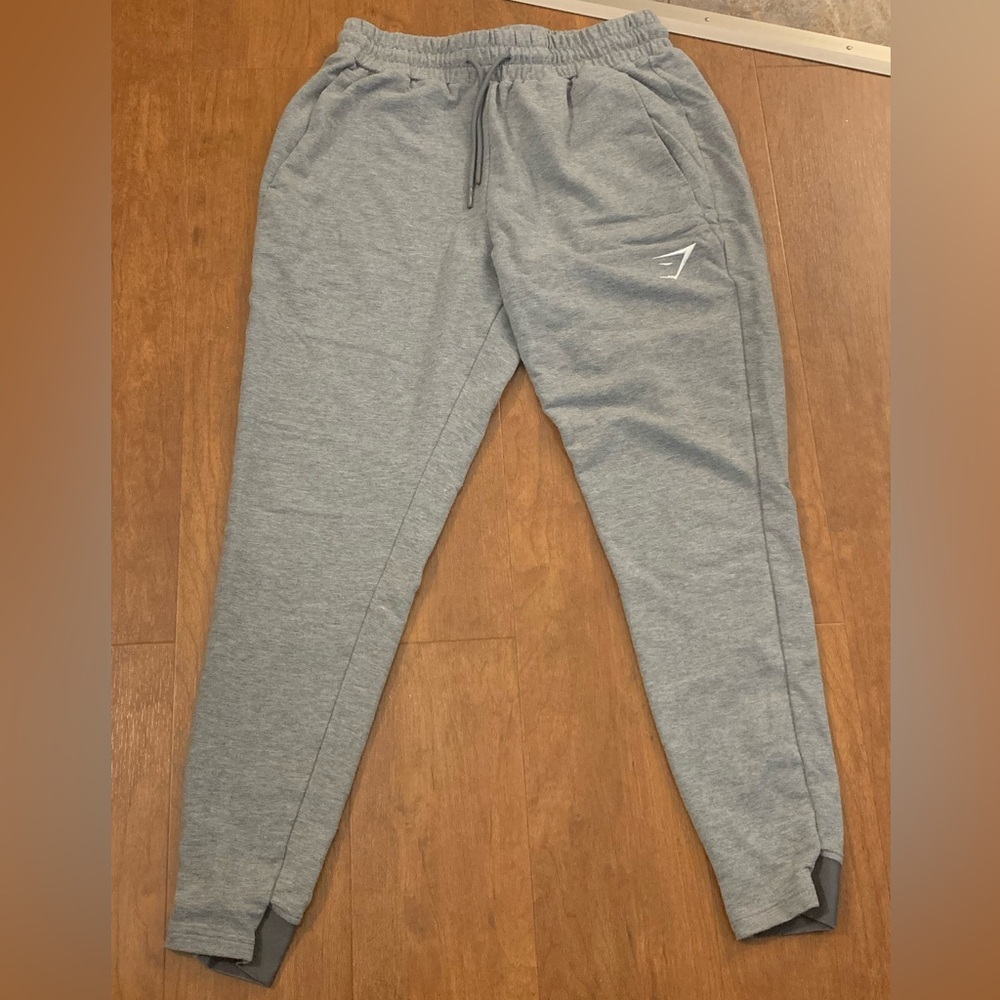 Mens Gray GymShark Sweat Pants